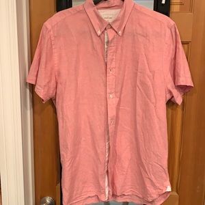 GAP Pink Oxford Button Down Shirt
